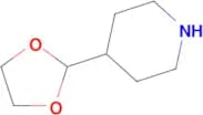 4-(1,3-Dioxolan-2-yl)piperidine