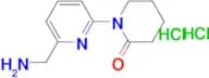 1-[6-(Aminomethyl)pyridin-2-yl]piperidin-2-one dihydrochloride