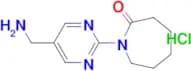 1-[5-(Aminomethyl)pyrimidin-2-yl]azepan-2-one hydrochloride