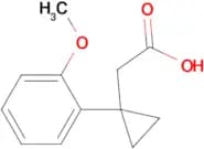 2-[1-(2-methoxyphenyl)cyclopropyl]acetic acid