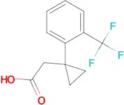 2-{1-[2-(trifluoromethyl)phenyl]cyclopropyl}acetic acid