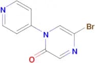 5-bromo-1-(pyridin-4-yl)-1,2-dihydropyrazin-2-one