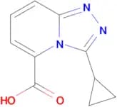 3-Cyclopropyl-[1,2,4]triazolo[4,3-a]pyridine-5-carboxylic acid