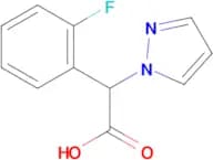 2-(2-Fluorophenyl)-2-(1H-pyrazol-1-yl)acetic acid