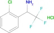 1-(2-chlorophenyl)-2,2,2-trifluoroethan-1-amine hydrochloride