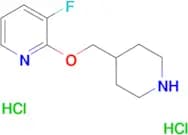 3-Fluoro-2-[(piperidin-4-yl)methoxy]pyridine dihydrochloride