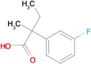 2-(3-Fluorophenyl)-2-methylbutanoic acid