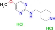 5-methoxy-N-[(piperidin-4-yl)methyl]pyrimidin-2-amine dihydrochloride