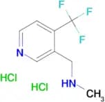 Methyl({[4-(trifluoromethyl)pyridin-3-yl]methyl})amine dihydrochloride