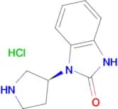 1-[(3S)-Pyrrolidin-3-yl]-2,3-dihydro-1H-1,3-benzodiazol-2-one hydrochloride