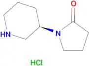 1-[(3R)-Piperidin-3-yl]pyrrolidin-2-one hydrochloride