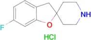 6-Fluoro-3H-spiro[1-benzofuran-2,4'-piperidine] hydrochloride
