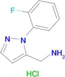 1-[1-(2-Fluorophenyl)-1H-pyrazol-5-yl]methanamine hydrochloride