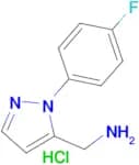 1-[1-(4-Fluorophenyl)-1H-pyrazol-5-yl]methanamine hydrochloride