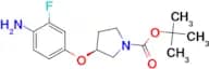 tert-Butyl (3S)-3-(4-amino-3-fluorophenoxy)pyrrolidine-1-carboxylate