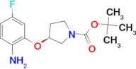 tert-Butyl (3S)-3-(2-amino-5-fluorophenoxy)pyrrolidine-1-carboxylate