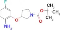 tert-Butyl (3R)-3-(2-amino-5-fluorophenoxy)pyrrolidine-1-carboxylate