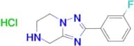 2-(3-Fluorophenyl)-5H,6H,7H,8H-[1,2,4]triazolo[1,5-a]pyrazine hydrochloride