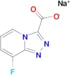 Sodium 8-fluoro-[1,2,4]triazolo[4,3-a]pyridine-3-carboxylate