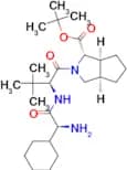 Tert-Butyl 2-(2-(2-amino-2-cyclohexylacetamido)-3,3-dimethylbutanoyl)octahydrocyclopenta[c]pyrrole…