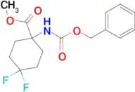 Methyl 1-(((benzyloxy)carbonyl)amino)-4,4-difluorocyclohexane-1-carboxylate