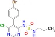 N-[5-(4-Bromophenyl)-6-chloro-4-pyrimidinyl]-N’-propylsulfamide
