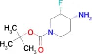 rel-tert-Butyl (3S,4R)-4-amino-3-fluoropiperidine-1-carboxylate