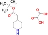 tert-Butyl 2-(piperidin-4-yl)acetate oxalate