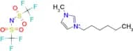 3-Hexyl-1-methyl-1H-imidazol-3-ium Bis((trifluoromethyl)sulfonyl)amide