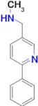 N-methyl-1-(6-phenylpyridin-3-yl)methanamine