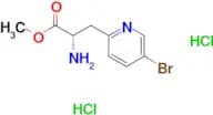 Methyl (s)-2-amino-3-(5-bromopyridin-2-yl)propanoate dihydrochloride