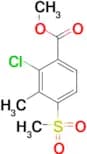 Methyl 2-chloro-3-methyl-4-(methylsulfonyl)benzoate