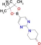 1-(5-(4,4,5,5-Tetramethyl-1,3,2-dioxaborolan-2-yl)pyrimidin-2-yl)piperidin-4-one