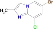 6-Bromo-8-chloro-2-methylimidazo[1,2-a]pyridine