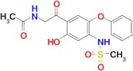 N-(2-(2-Hydroxy-4-(methylsulfonamido)-5-phenoxyphenyl)-2-oxoethyl)acetamide (Iguratimod Impurity)