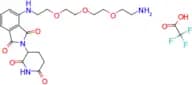Pomalidomide-PEG3-C2-NH2 (TFA)