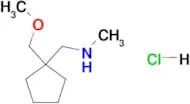 1-(1-(Methoxymethyl)cyclopentyl)-N-methylmethanamine hydrochloride