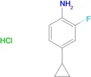 4-Cyclopropyl-2-fluoroaniline hydrochloride