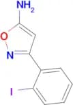 3-(2-Iodophenyl)isoxazol-5-amine