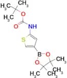 1,1-Dimethylethyl [4-(4,4,5,5-tetramethyl-1,3,2-dioxaborolan-2-yl)-2-thienyl]carbamate