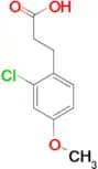 3-(2-Chloro-4-methoxyphenyl)propanoic acid
