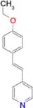 4-[(1E)-2-(4-Ethoxyphenyl)ethenyl]pyridine