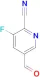 3-Fluoro-5-formylpicolinonitrile