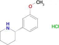 (S)-2-(3-Methoxyphenyl)piperidine (hydrochloride)
