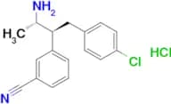 3-((2S,3S)-3-Amino-1-(4-chlorophenyl)butan-2-yl)benzonitrile hydrochloride