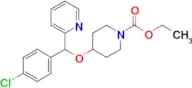 Ethyl 4-((4-chlorophenyl)(pyridin-2-yl)methoxy)piperidine-1-carboxylate