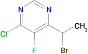 4-(1-Bromoethyl)-6-chloro-5-fluoropyrimidine