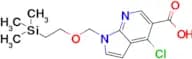 4-Chloro-1-((2-(trimethylsilyl)ethoxy)methyl)-1H-pyrrolo[2,3-b]pyridine-5-carboxylic acid