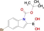 (5-Bromo-1-(tert-butoxycarbonyl)-1H-indol-2-yl)boronic acid