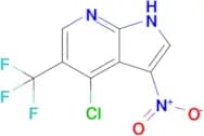 1H-Pyrrolo[2,3-b]pyridine, 4-chloro-3-nitro-5-(trifluoromethyl)-